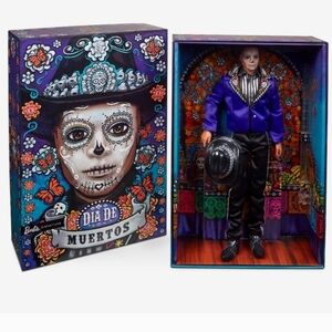 Barbie Signature Ken Fashion Doll, 2023 Dia de Muertos Collectible